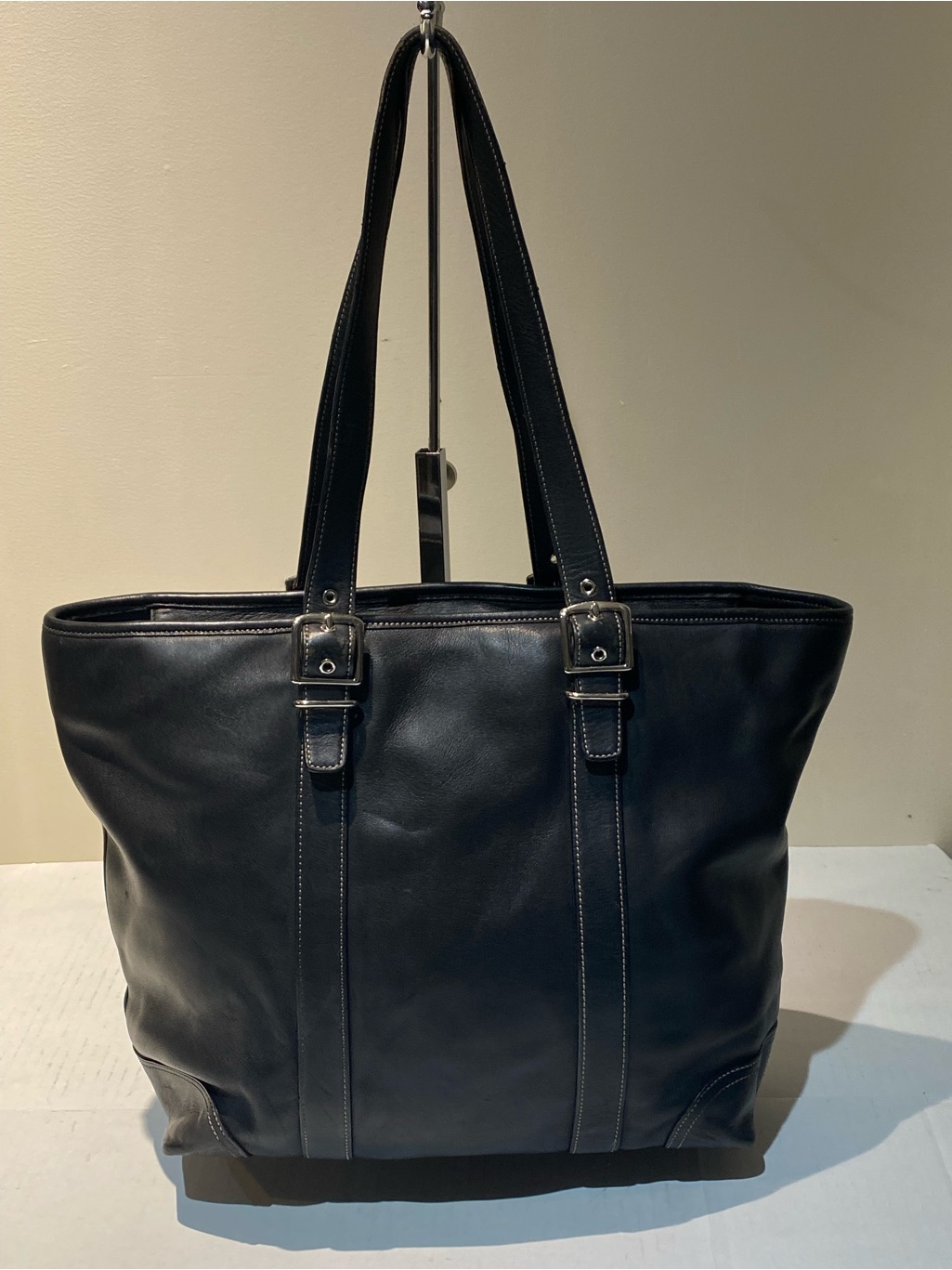 Coach Hampton Large Leather Carryall Tote, Specifically Style Number 6491.